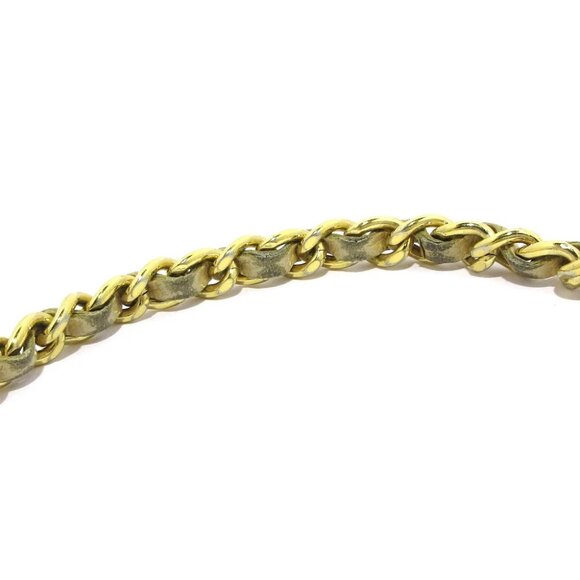 Auth CHANEL Half Moon Beige Calfskin Other Style Wallet Gold hardware - Picture 12 of 12